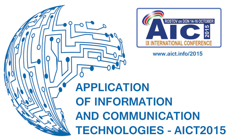 AICT2015 | 9th IEEE International Conference on Application of Information and Communication Technologies (AICT2015)